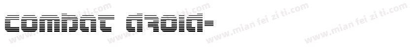 Combat Droid字体转换